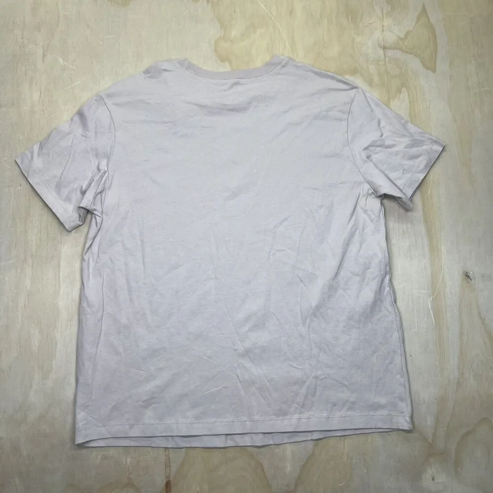 NEW MD USWNT Womens Nike Crest Short Sleeve Cotton Shirt Tan USA Soccer US